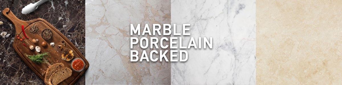 Marble Porcelain Backed