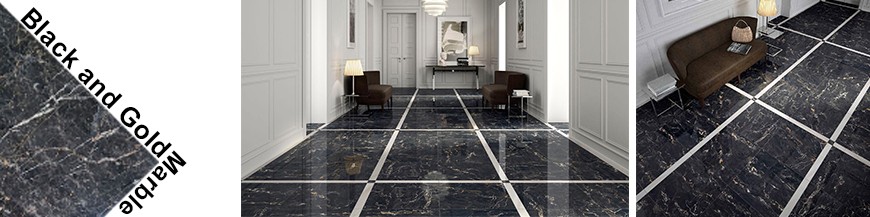 Black and Gold Marble