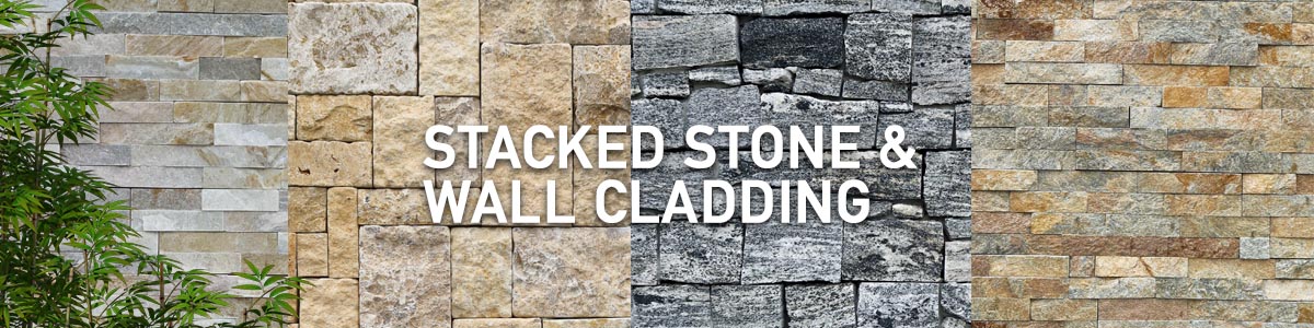 stacked stone and wall cladding
